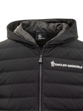 Moncler Grenoble Black Down Jacket with Hood - COLLEZIONE TEAM EC | $store$