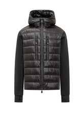 Black Hooded Hybrid Jacket Moncler Grenoble - COLLEZIONE TEAM EC | $store$