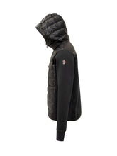 Black Hooded Hybrid Jacket Moncler Grenoble - COLLEZIONE TEAM EC | $store$