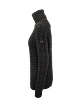 4 Moncler Edward Enninful Maglione a Treccia Nero - Abbigliamento Uomo | $store$