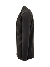 Albanera Black Double-Breasted Knit Jacket - COLLEZIONE TEAM EC | $store$