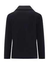 Albanera Blue Double-Breasted Knit Jacket - COLLEZIONE TEAM EC | $store$