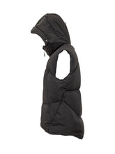 Yves Salomon Black Padded Vest with Hood - COLLEZIONE TEAM EC | $store$