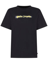 Palm Angels Kids T-shirt Nera con Logo Sfumato - Abbigliamento Bambini | $store$