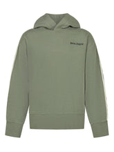 Palm Angels Felpa con Cappuccio Verde in Cotone - Abbigliamento Bambini | $store$