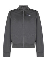 Felpa Nera con Zip e Logo Palm Angels Kids - Abbigliamento Bambini | $store$