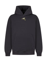 Off-White Kids Felpa Hoodie Nera Con Stampa Spray - Abbigliamento Bambini | $store$