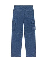 Off-White Jeans Cargo Bambino in Denim Blu - Abbigliamento Bambini | $store$