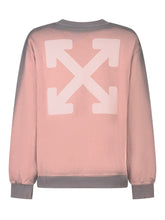 Off-White Felpa Rosa e Grigia con Logo Arrow - Abbigliamento Bambini | $store$