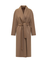 Max Mara Studio Camel Long Belted Coat - COLLEZIONE TEAM EC | $store$
