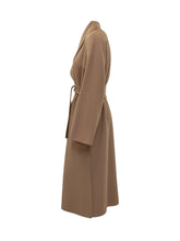 Max Mara Studio Camel Long Belted Coat - COLLEZIONE TEAM EC | $store$
