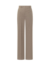 Max Mara Studio Beige Straight-Leg Wool Trousers - COLLEZIONE TEAM EC | $store$