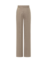 Max Mara Studio Beige Straight-Leg Wool Trousers - COLLEZIONE TEAM EC | $store$