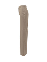 Max Mara Studio Beige Straight-Leg Wool Trousers - COLLEZIONE TEAM EC | $store$