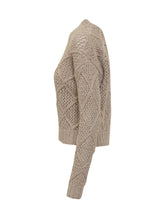 Max Mara Studio Diamond Knit Sweater with Lurex - COLLEZIONE TEAM EC | $store$