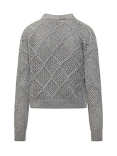 Max Mara Studio Diamond Knit Sweater with Lamé Yarn - COLLEZIONE TEAM EC | $store$