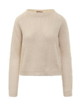 Max Mara Studio Ivory Mohair Sweater - COLLEZIONE TEAM EC | $store$