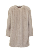 Max Mara Studio Cappotto in Eco Pelliccia Beige - Abbigliamento Donna | $store$
