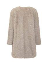 Max Mara Studio Cappotto in Eco Pelliccia Beige - Abbigliamento Donna | $store$