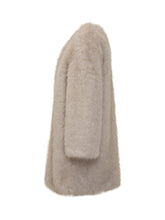 Max Mara Studio Cappotto in Eco Pelliccia Beige - Abbigliamento Donna | $store$