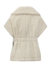 Max Mara Gilet in Pelliccia Ecologica con Cintura - Abbigliamento Donna | $store$
