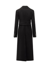 Sportmax Long Black Double-Breasted Coat - COLLEZIONE TEAM EC | $store$