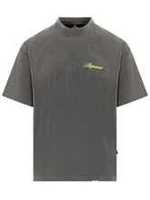 Represent Grey T-Shirt with Embroidered Logo - COLLEZIONE TEAM EC | $store$