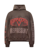 Represent Brown Hoodie Legacy Tour Print - COLLEZIONE TEAM EC | $store$