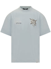 Represent Light Blue T-Shirt with Cherub Print - COLLEZIONE TEAM EC | $store$