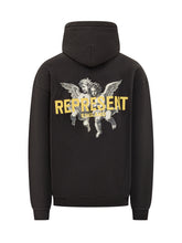 Represent Black Hoodie with Cherub Logo - COLLEZIONE TEAM EC | $store$