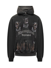 Represent Hoodie with Doberman Print - COLLEZIONE TEAM EC | $store$