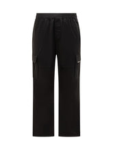 Represent Black Cargo Pants with Side Pockets - COLLEZIONE TEAM EC | $store$