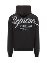 Represent Black Hoodie with Owners Club Logo - COLLEZIONE TEAM EC | $store$