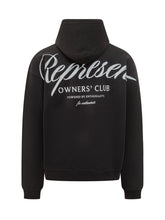 Represent Black Hoodie with Owners Club Logo - COLLEZIONE TEAM EC | $store$