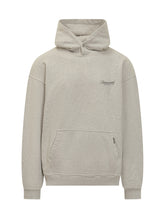 Represent Grey Hoodie with Embroidered Logo - COLLEZIONE TEAM EC | $store$