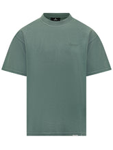 Represent Green T-Shirt with Embroidered Logo - COLLEZIONE TEAM EC | $store$