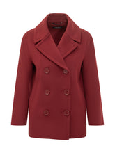 Max Mara S Giacca Elise in Lana Bordeaux - Abbigliamento Donna | $store$