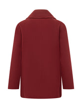 Max Mara S Giacca Elise in Lana Bordeaux - Abbigliamento Donna | $store$
