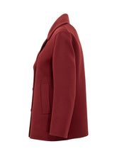 Max Mara S Giacca Elise in Lana Bordeaux - Abbigliamento Donna | $store$
