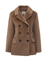 Max Mara Studio Cappotto Doppiopetto in Lana Cammello - Abbigliamento Donna | $store$