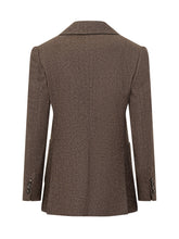 Max Mara Blazer Marrone in Lana con Tasche Frontali - Abbigliamento Donna | $store$