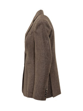 Max Mara Blazer Marrone in Lana con Tasche Frontali - Abbigliamento Donna | $store$