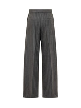 Sportmax Pinstripe Wide-Leg Trousers - COLLEZIONE TEAM EC | $store$