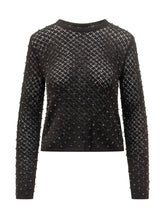 Max Mara Elegante Studio Maglia con Perline Nere - Abbigliamento Donna | $store$