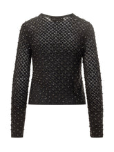 Max Mara Elegante Studio Maglia con Perline Nere - Abbigliamento Donna | $store$