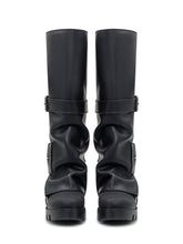 Dolce & Gabbana Stivale Biker in Pelle - COLLEZIONE TEAM EC | $store$