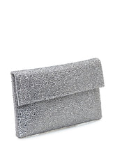 Clutch con Strass Argento Twenty Four Haitch - Borse A Mano Donna | $store$