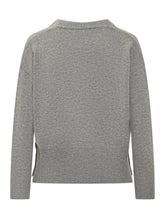 Quilisia Maglione Grigio con Scollo a V - Abbigliamento Donna | $store$