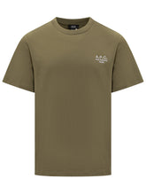 A.P.C. Green T-Shirt with Embroidered Logo - Apc | $store$