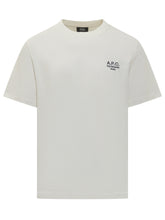 A.P.C. White T-Shirt with Embroidered Logo - Apc | $store$